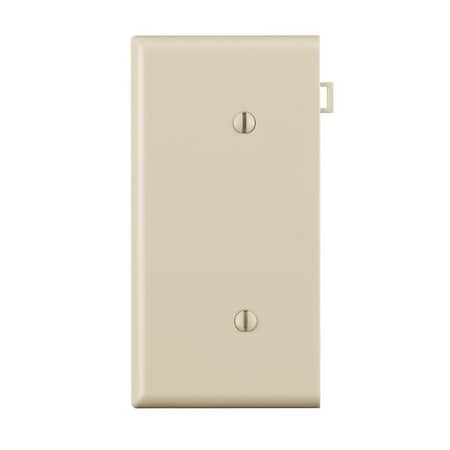 Leviton Leviton Light Almond 1 gang Thermoplastic Nylon Blank Sectional End Wall Plate 1 pk PSE14-00T